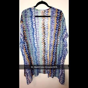 Multi-color Kimono